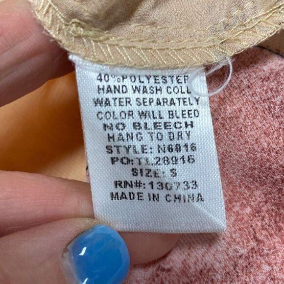 Umgee Floral Sleeveless Dress Size Small - Picture 6 of 6